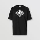 Burberry Burberry Logo Graphic Cotton T-shirt, Black