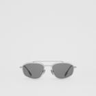 Burberry Burberry Geometric Navigator Sunglasses, Grey