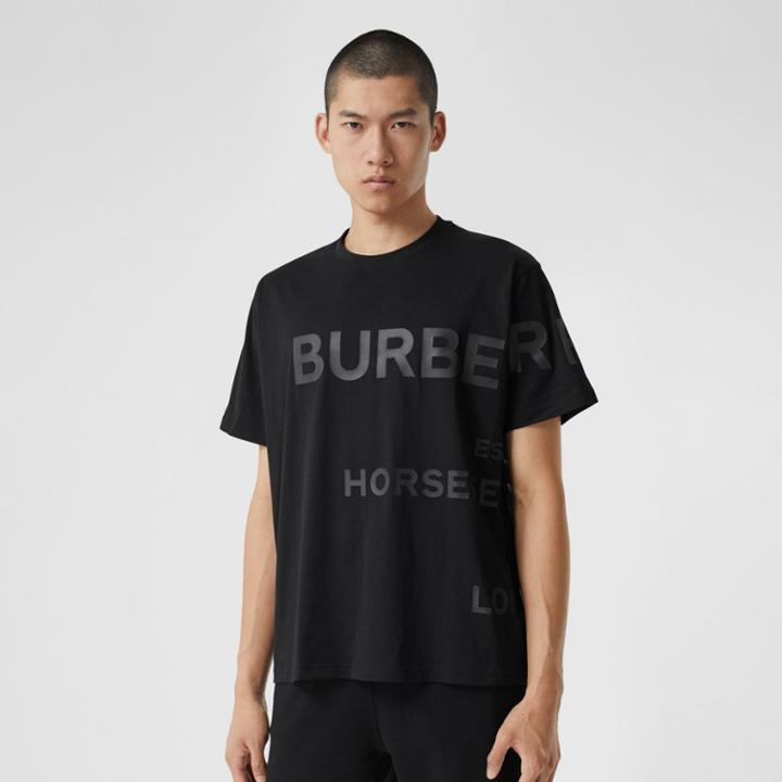 Burberry Burberry Horseferry Print Cotton Oversized T-shirt