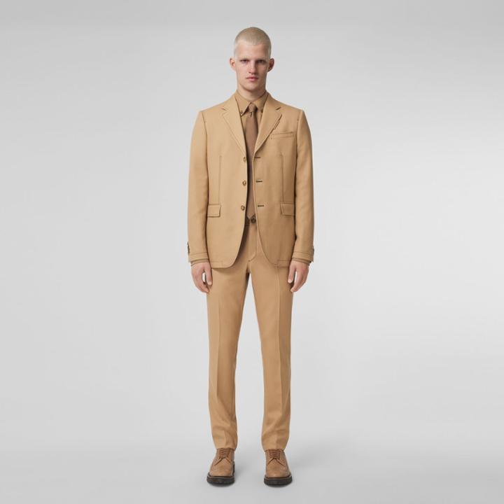 Burberry Burberry Wool Tailored Trousers, Size: 46