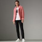 Burberry Burberry Leather Trim Shearling Jacket, Size: 38
