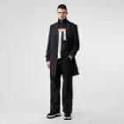 Burberry Burberry Cotton Gabardine Car Coat, Size: 34, Midnight Navy