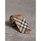 Burberry Burberry Modern Cut Check Silk Twill Tie, Beige