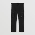 Burberry Burberry Technical Cotton Cargo Trousers, Size: 42