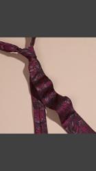Burberry Modern Cut Floral Jacquard Silk Tie