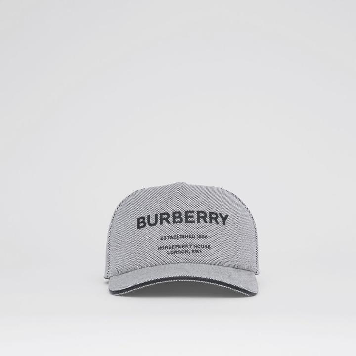 Burberry Burberry Horseferry Print Cotton Canvas Baseball Cap