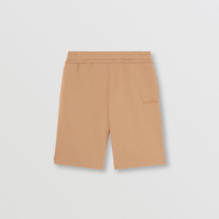 Burberry Burberry Logo Print Cotton Shorts, Size: Xxxl