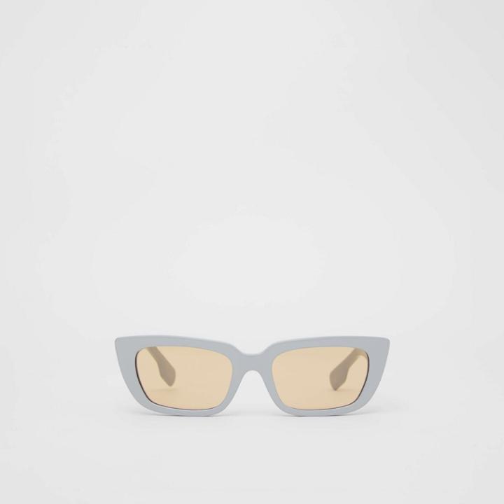 Burberry Burberry Bio-acetate Rectangular Frame Sunglasses, Grey