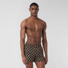 Burberry Burberry Chequer Print Drawcord Swim Shorts, Size: L, Beige