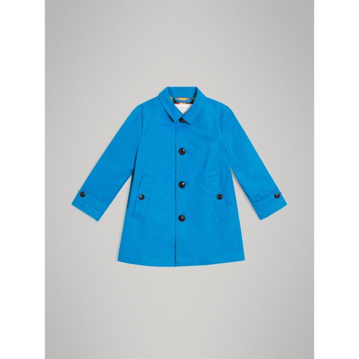 Burberry Burberry Mercerised Bonded Cotton Car Coat, Size: 12y