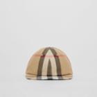 Burberry Burberry Reversible Vintage Check Cotton Baseball Cap