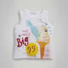 Burberry Burberry Ice-cream Print Cotton Jersey Vest, Size: 12m, White