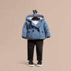 Burberry Burberry Hooded Denim Jacket, Size: 18m, Blue
