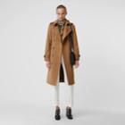 Burberry Burberry Cashmere Trench Coat, Size: 04, Beige