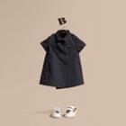 Burberry Burberry Childrens Cotton Trench Dress, Size: 3y, Blue