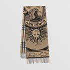 Burberry Burberry Check And Celestial Cashmere Jacquard Scarf