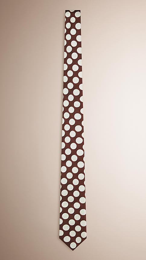 Burberry Prorsum Slim Cut Polka Dot Silk Tie