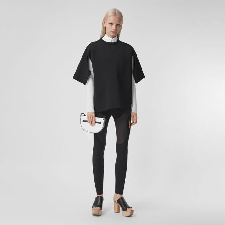 Burberry Burberry Cut-out Detail Panelled Stretch Jersey Leggings