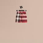 Burberry Burberry Check Swim Shorts, Size: 6y, Red