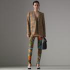 Burberry Burberry Stretch Modal Silk Turtleneck Top, Size: Xl