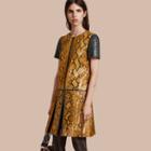 Burberry Patchwork Python T-shirt Dress
