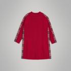 Burberry Burberry Check Detail Wool Cashmere Dress, Size: 14y, Red