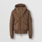 Burberry Burberry Detachable Hood Quilted Nylon Bomber Jacket