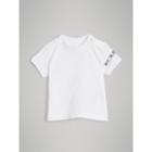 Burberry Burberry Logo Print Cotton T-shirt, Size: 12m, White