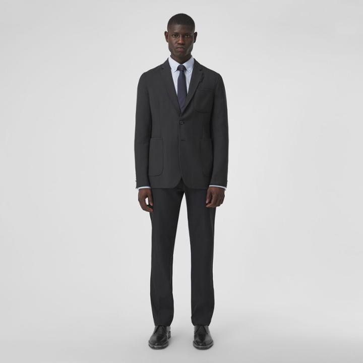 Burberry Burberry Slim Fit Double-faced Wool Tailored Jacket, Size: 38
