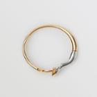 Burberry Burberry Gold And Palladium-plated Hoof And Hoop Bracelet, Yellow