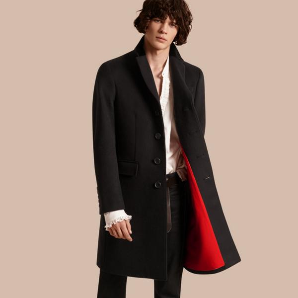 Burberry Rabbit Topcollar Wool Cashmere Coat