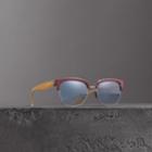 Burberry Burberry Check Detail D-frame Sunglasses