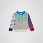 Burberry Burberry Childrens Graphic Cashmere Jacquard Sweater, Size: 8y, Multicolour