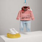 Burberry Burberry Long-sleeve Sw1 Print Cotton Top, Size: 3y, Red