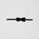 Burberry Burberry Velvet And Silk Bow Tie, Black