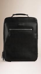 Burberry Textured Leather Backpack