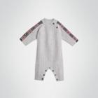 Burberry Burberry Childrens Check Detail Cashmere Jumpsuit, Size: 12m, Grey