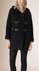 Burberry Oversize Virgin Wool Cashmere Duffle Coat