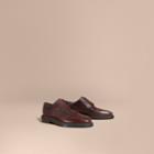 Burberry Burberry Leather Derby Brogues, Size: 43, Red