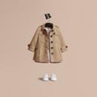 Burberry Burberry Cotton Single-breasted Trench Coat, Size: 3y, Yellow