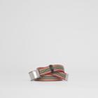 Burberry Burberry Icon Stripe Webbed Belt, Size: 100