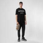 Burberry Burberry Horseferry Print Cotton T-shirt, Size: L, Black