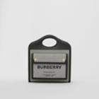 Burberry Burberry Mini Tri-tone Cotton Canvas And Leather Pocket Bag, Black