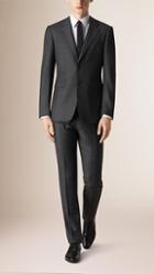 Burberry Modern Fit Travel Tailoring Virgin Wool Suit