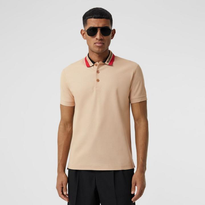 Burberry Burberry Logo Detail Cotton Piqu Polo Shirt, Size: M