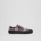 Burberry Burberry Check Cotton Sneakers, Size: 39