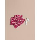 Burberry Burberry Beasts Print Cotton Smock Dress And Bloomers Set, Size: 3m, Red