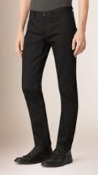 Burberry Burberry Skinny Fit Black Selvedge Jeans, Size: 33