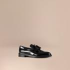 Burberry Burberry Tassel Detail Leather Loafers, Size: 40.5, Black