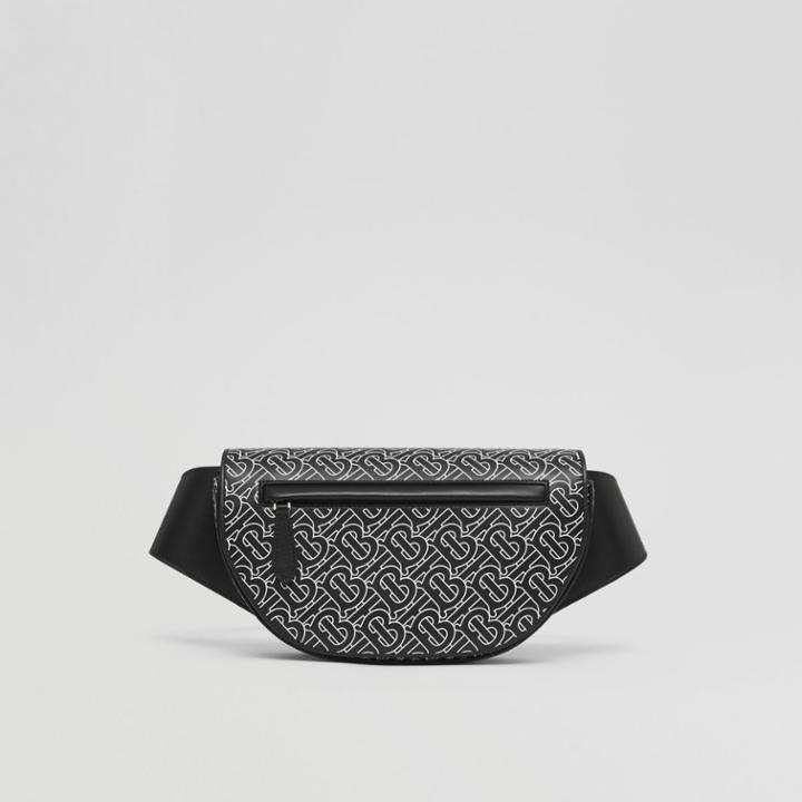 Burberry Burberry Small Monogram Print Leather Olympia Bum Bag